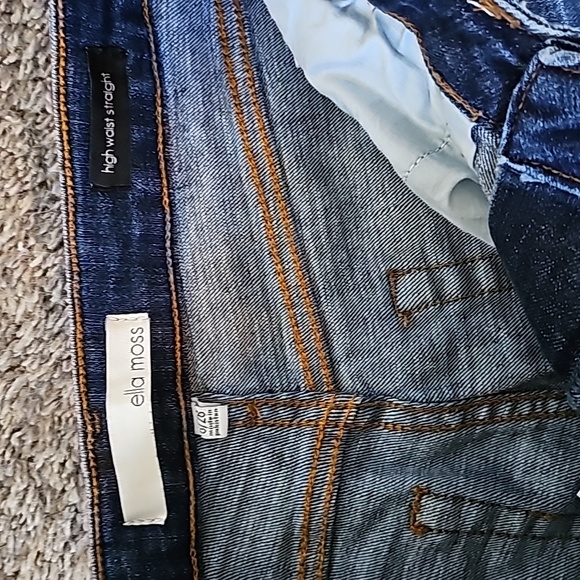 STUNNING ELLA MOSS HIGH WAIST STRAIGHT JEANS - Picture 5 of 12